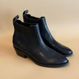 3Juin | Shoes | 3juin Black Leather Dede 20 Boots Nwt | Poshmark
